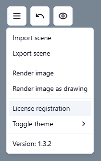 deactivate license button location